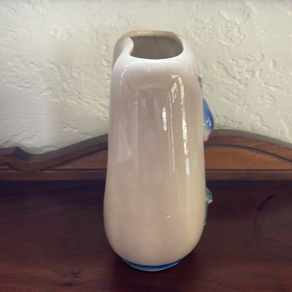 Vintage Royal Copley MCM Pottery Bird Vase/Planter - Picture 7 of 12